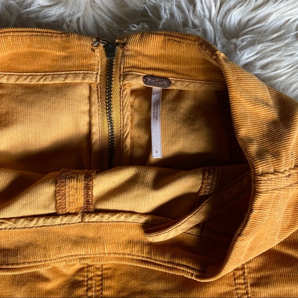 Free People Modern Femme Cord High-Waist Mini Skirt, Size 4 - Picture 6 of 7